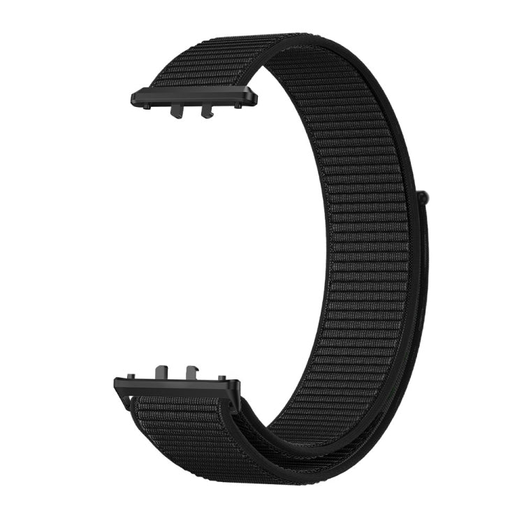 For Samsung Galaxy Fit 3 Woven Nylon Loop Watch Band(Black) - Watch Bands by buy2fix | Online Shopping UK | buy2fix