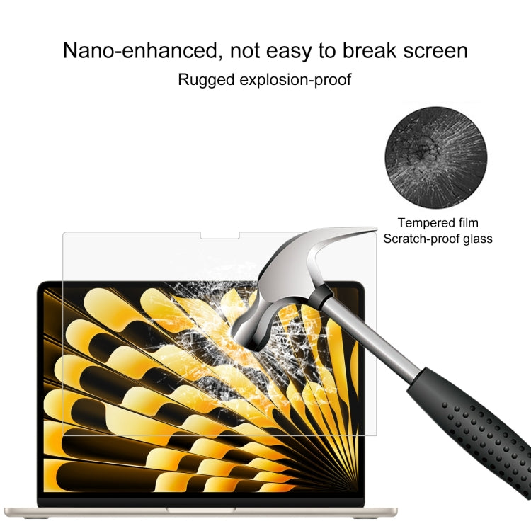 For Macbook Air 13 2024 25pcs 0.26mm 9H Surface Hardness Explosion-proof Tempered Glass Film - Screen Protectors by buy2fix | Online Shopping UK | buy2fix