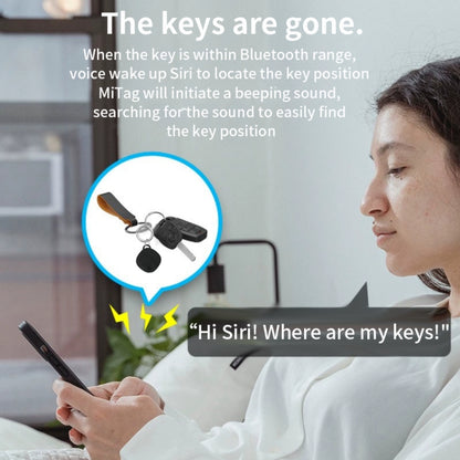 Global Positioning Pet Key Anti-Lost Device Smart Bluetooth GPS Locator(Black) - Personal Tracker by buy2fix | Online Shopping UK | buy2fix