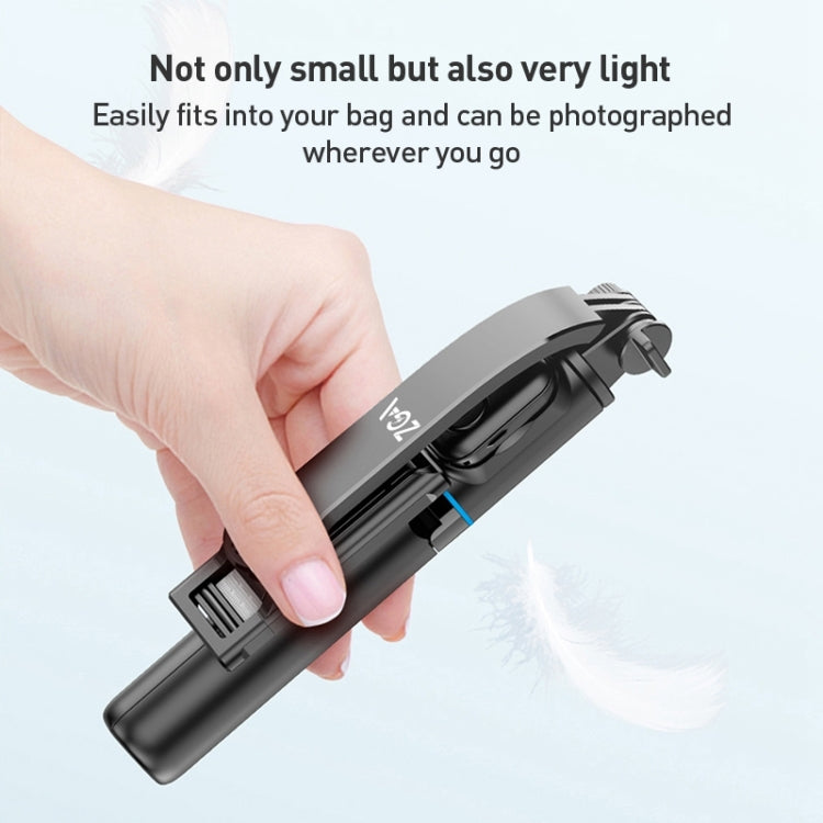 ZGA S01 Bluetooth Remote Control Detachable Tripod Selfie Stick(Black) - Selfie Sticks by ZGA | Online Shopping UK | buy2fix