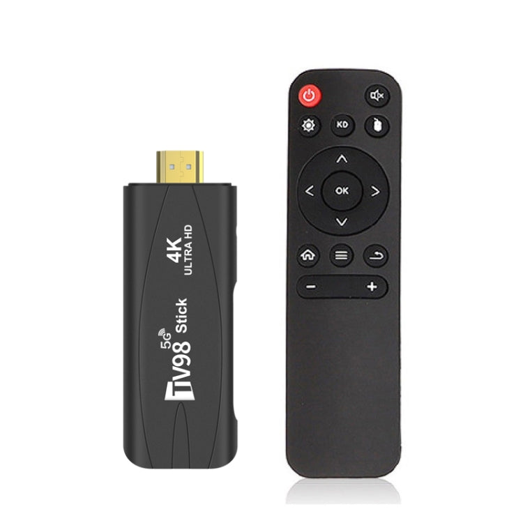 TV98 Rockchip 3228A Quad Core 4K HD Bluetooth Android TV Stick, RAM:4GB+32GB(AU Plug) - Android TV Sticks by buy2fix | Online Shopping UK | buy2fix