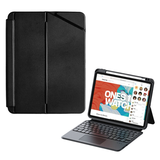 For iPad 10th Gen 10.9 2022 ZGA K01 Wireless Bluetooth Magnetic Keyboard Tablet Leather Case(Black) - Universal by ZGA | Online Shopping UK | buy2fix