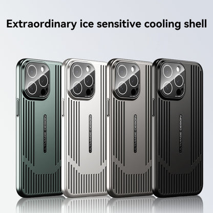 For iPhone 16 Pro Max Ice Sense Heat Dissipation Electroplating Frosted Phone Case(Light Green) - iPhone 16 Pro Max Cases by buy2fix | Online Shopping UK | buy2fix