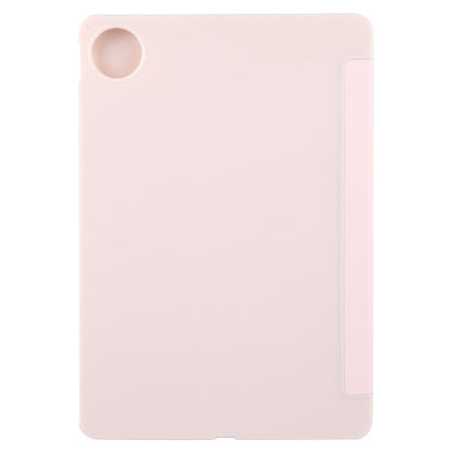 For Huawei MatePad Pro 11 2022/2024 Tri-fold Silicone Leather Tablet Case(Pink) - Huawei by buy2fix | Online Shopping UK | buy2fix