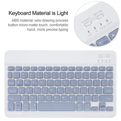 For Huawei MatePad Pro 11 2024 / 2022 Square Button Bluetooth Keyboard Rotatable Holder Leather Case(Lavender Purple) - Huawei Keyboard by buy2fix | Online Shopping UK | buy2fix