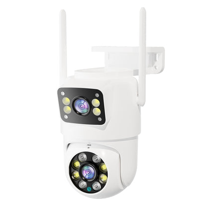 Q8216 4MP Two-way Voice Outdoor IP66 Waterproof WiFi Camera, Plug Type:EU Plug(White) - Dome Camera by buy2fix | Online Shopping UK | buy2fix