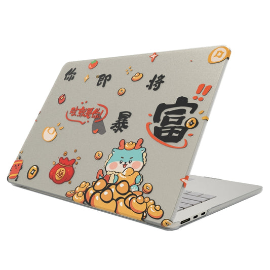 For MacBook Pro 15.4 A1707 / A1990 UV Printed Pattern Laptop Frosted Protective Case(DDC-1689) - MacBook Pro Cases by buy2fix | Online Shopping UK | buy2fix