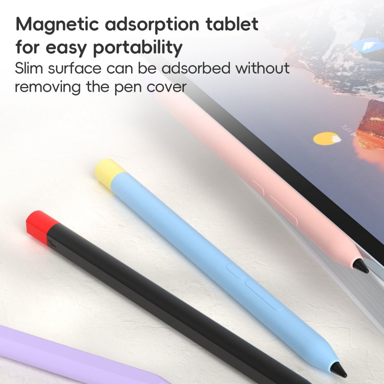 For Xiaomi Focus Pen III Stylus Pen Contrast Color Silicone Protective Case(Pink) - Pencil Accessories by buy2fix | Online Shopping UK | buy2fix