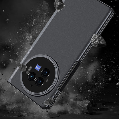 For vivo X Fold3 GKK Integrated Unbounded Frosted AG All-inclusive Shockproof Phone Case(Black) - vivo Cases by GKK | Online Shopping UK | buy2fix