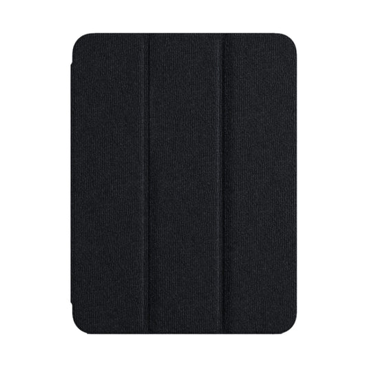 For iPad mini 6 / mini 2024 ZGA Tri-Fold Voltage Smart Leather Tablet Case(Black) - iPad mini 6 Cases by ZGA | Online Shopping UK | buy2fix