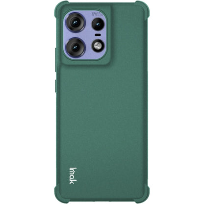 For Motorola Edge 50 Pro imak Shockproof Airbag TPU Phone Case(Matte Green) - Motorola Cases by imak | Online Shopping UK | buy2fix