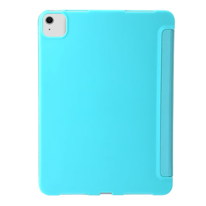 For iPad Air 13 2024 TPU Deformation Flip Leather Tablet Case with Holder(Mint Blue) - iPad Air 13 2024 Cases by buy2fix | Online Shopping UK | buy2fix