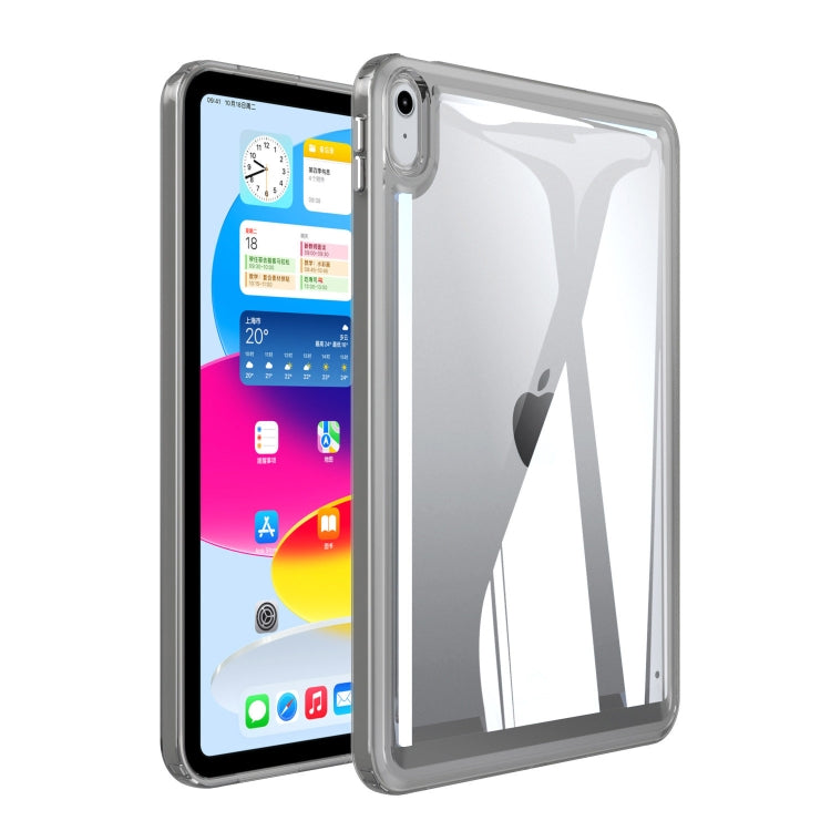 For iPad Air 11 2024 Transparent Acrylic Tablet Case(Black) - iPad Air 11 2024 Cases by buy2fix | Online Shopping UK | buy2fix