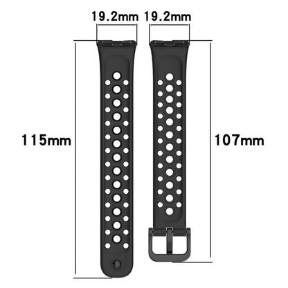 For Huawei Band 9 / 9 NFC / 8 / 8 NFC Round Hole Nail Button Silicone Watch Band(Starlight Purple) - Watch Bands by buy2fix | Online Shopping UK | buy2fix