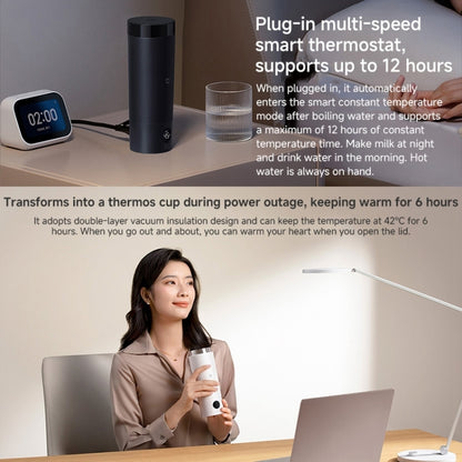 Xiaomi Mijia Smart Portable Electric Heating Cup 2, US Plug(Dark Blue) - Vacuum Thermoses & Cups by Xiaomi | Online Shopping UK | buy2fix