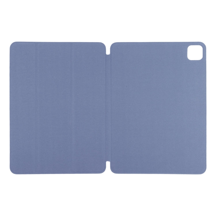 For iPad Pro 13 2024 Double-sided Clip Non-buckle Magnetic PU Smart Tablet Case(Purple) - iPad Air 13 2024 Cases by buy2fix | Online Shopping UK | buy2fix