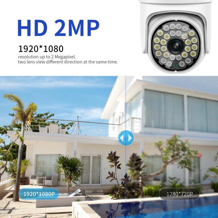 ESCAM PT305 2MP HD Motion Detection WiFi Intelligent Dual-light Source Camera(US Plug) - Dome Camera by ESCAM | Online Shopping UK | buy2fix