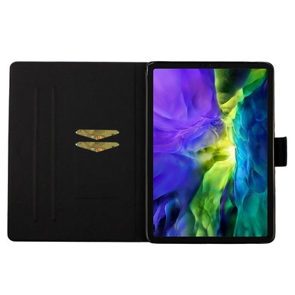 For iPad Pro 11 2024 Voltage Coloured Drawing Smart Leather Tablet Case(Blue Beach) - iPad Pro 11 2024 Cases by buy2fix | Online Shopping UK | buy2fix