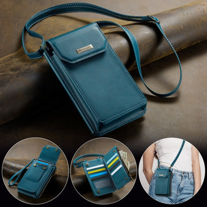 CaseMe Me40 Vertical Multifunctional Shoulder Crossbody Phone Bag(Blue Green) -  by CaseMe | Online Shopping UK | buy2fix