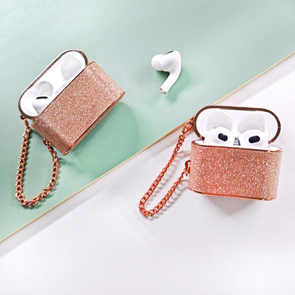 For AirPods Pro 2 Cylindrical Glitter Leather Texture Bluetooth Earphone Protective Case(Silver) - For AirPods Pro 2 by buy2fix | Online Shopping UK | buy2fix