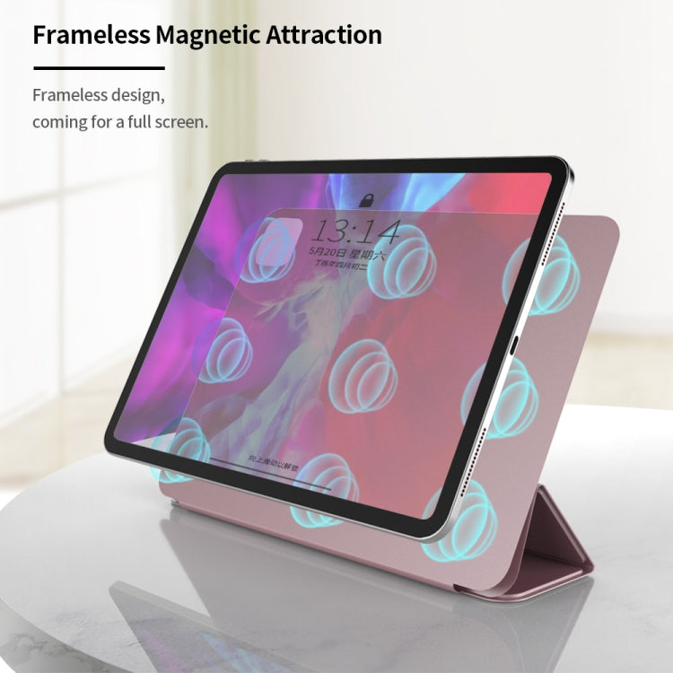 For iPad Pro 13 2024 Ultra-thin Double-sided Clip Magnetic Smart Tablet Case(Pink) - iPad Pro 13 2024 Cases by buy2fix | Online Shopping UK | buy2fix