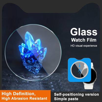 For Samsung Galaxy Watch4 40mm IMAK Tempered Glass Watch Protective Film Self-contained Positioning Version - Screen Protector by imak | Online Shopping UK | buy2fix