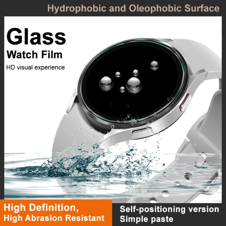 For Samsung Galaxy Watch5 40mm IMAK Tempered Glass Watch Protective Film Self-contained Positioning Version - Screen Protector by imak | Online Shopping UK | buy2fix