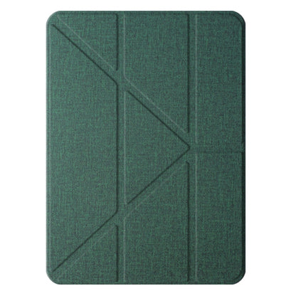 For iPad Air 11 2024 / Air 2022 10.9 Mutural Multi-fold Smart Leather Tablet Case(Green) - iPad Air 11 2024 Cases by Mutural | Online Shopping UK | buy2fix