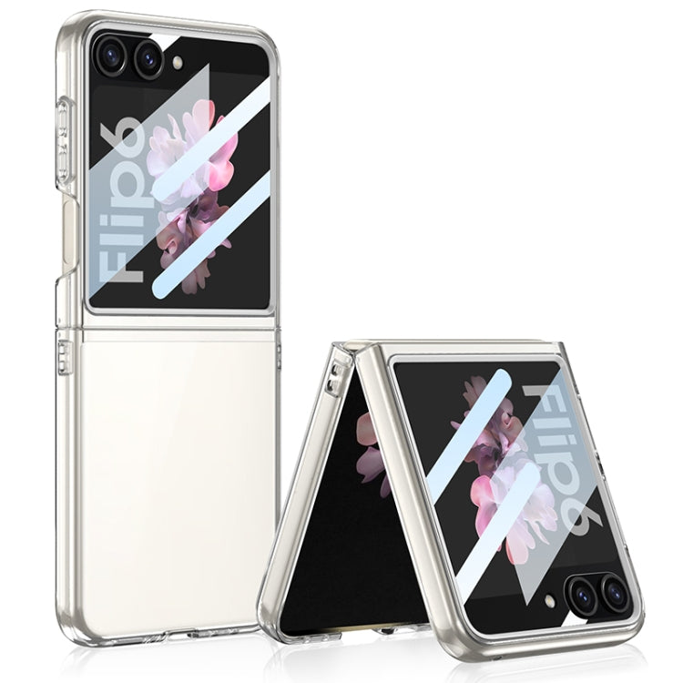 For Samsung Galaxy Z Flip6 GKK Integrated Ultra-thin Large Window PC Phone Case(Transparent) - Galaxy Z Flip6 5G Cases by GKK | Online Shopping UK | buy2fix