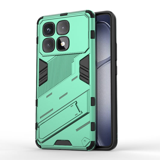 For Redmi K70 Ultra Global Punk Armor 2 in 1 PC + TPU Phone Case with Holder(Green) - Xiaomi Cases by buy2fix | Online Shopping UK | buy2fix