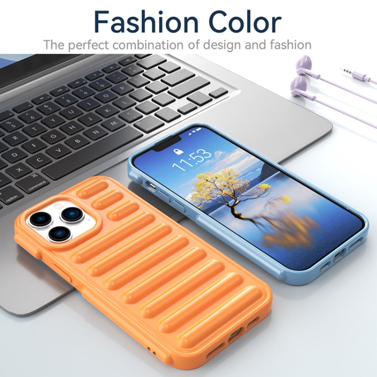 For iPhone 16 Capsule Series Candy Color TPU Phone Case(Blue) - iPhone 16 Cases by buy2fix | Online Shopping UK | buy2fix