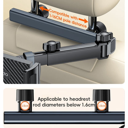 Yesido C294 Telescopic Car Backrest Folding Holder(Black) - Car Holders by Yesido | Online Shopping UK | buy2fix