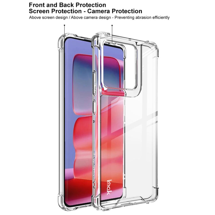 For Motorola Edge 50 Pro IMAK Space Shield PC + TPU Airbag Shockproof Phone Case(Transparent) - Motorola Cases by imak | Online Shopping UK | buy2fix