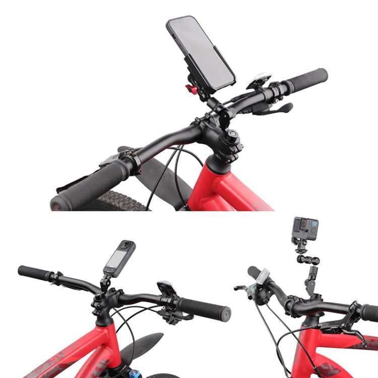 Bicycle Handlebar Holder Pea Clip Phone Clamp Set - Bicycle Handlebar Mount by buy2fix | Online Shopping UK | buy2fix