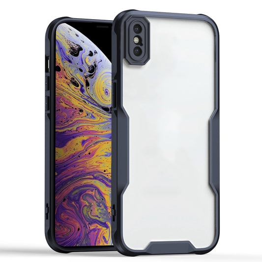 For iPhone XS Max Armor Shockproof PC Hybrid TPU Phone Case(Black) - More iPhone Cases by buy2fix | Online Shopping UK | buy2fix