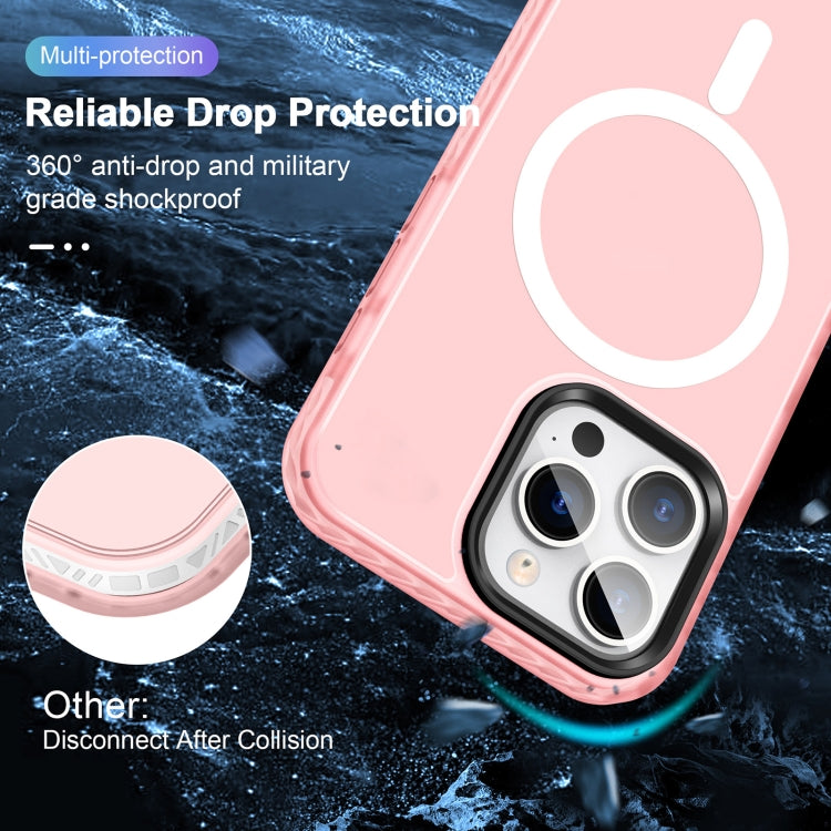 For iPhone 13 Pro Max Skin Feel Airbag Shockproof MagSafe Phone Case(Pink) - iPhone 13 Pro Max Cases by buy2fix | Online Shopping UK | buy2fix