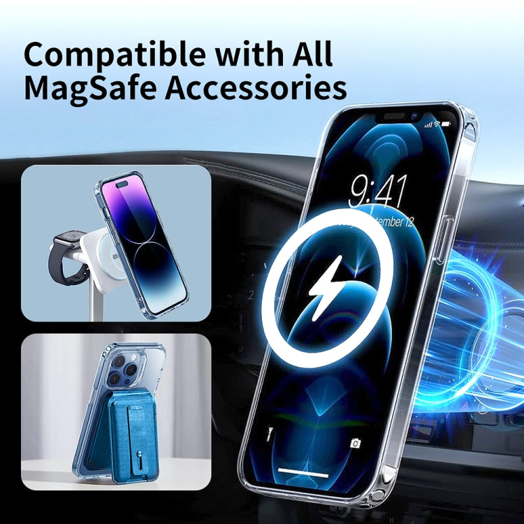 For iPhone 13 Pro Max ViLi MAG-C Series MagSafe Magnetic PC + TPU Phone Case(Transparent) - iPhone 13 Pro Max Cases by ViLi | Online Shopping UK | buy2fix