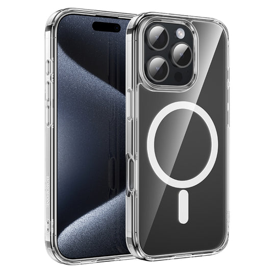 For iPhone 16 Pro BOROFONE BI5 Ice Shield Series MagSafe Magnetic Phone Case(Transparent) - iPhone 16 Pro Cases by Borofone | Online Shopping UK | buy2fix