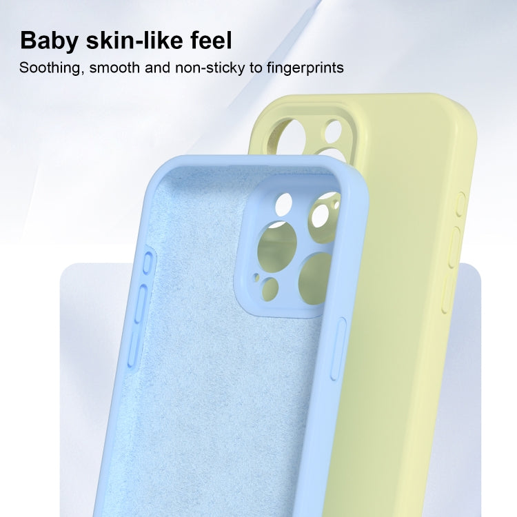 For iPhone 16 Pro Precise Hole Liquid Silicone Jelly Color Full Coverage Phone Case(Khaki) - iPhone 16 Pro Cases by buy2fix | Online Shopping UK | buy2fix