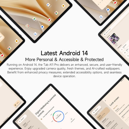 Ulefone Tab A11 Pro Tablet PC, 8GB+256GB, 11 inch Android 14 MediaTek Helio G99 Octa Core 4G Network, EU Plug(Space Gray) - Other by Ulefone | Online Shopping UK | buy2fix