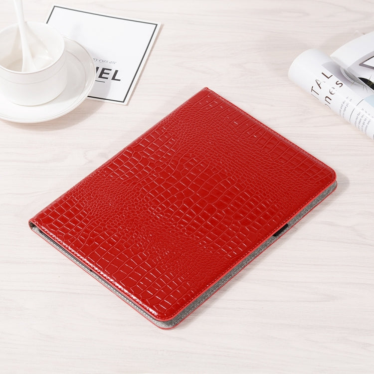 For iPad Pro 11 2024 Crocodile Texture Leather Tablet Case(Red) - iPad Pro 11 2024 Cases by buy2fix | Online Shopping UK | buy2fix