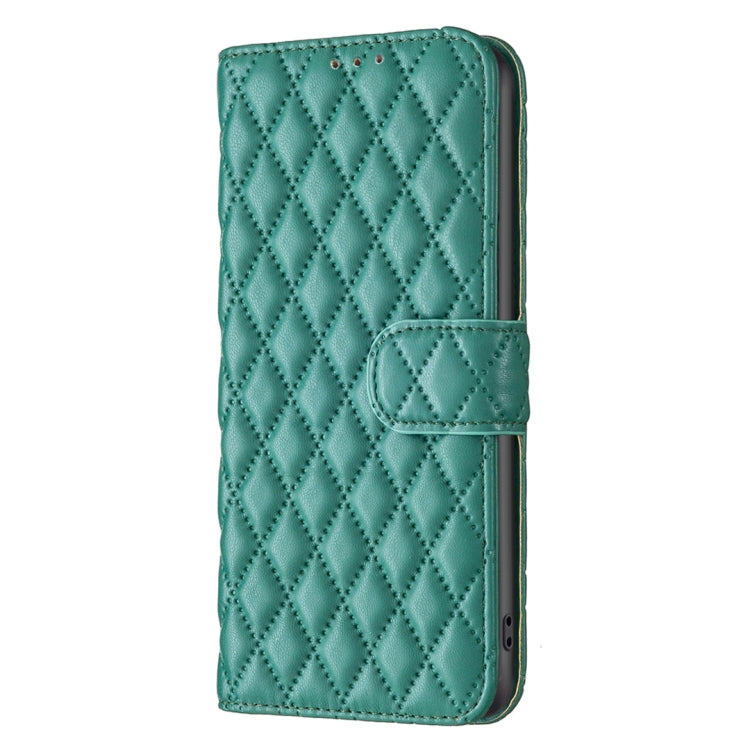 For Redmi K70 Ultra Diamond Lattice Wallet Flip Leather Phone Case(Green) - Xiaomi Cases by buy2fix | Online Shopping UK | buy2fix