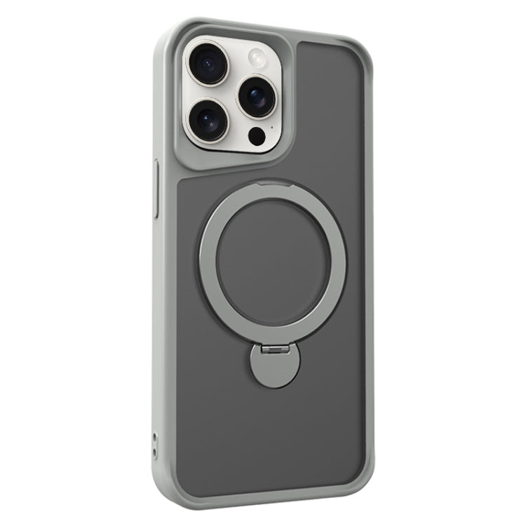 For iPhone 13 Pro Invisible Fulcrum Holder MagSafe Phone Case(Grey) - iPhone 13 Pro Cases by buy2fix | Online Shopping UK | buy2fix