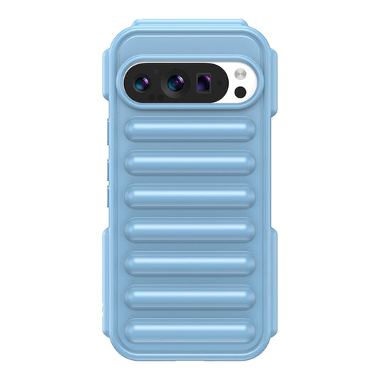 For Google Pixel 9 Capsule Series Candy Color TPU Phone Case(Blue) - Google Cases by buy2fix | Online Shopping UK | buy2fix