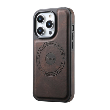 For iPhone 13 Pro Denior A13 Skin Feel MagSafe Phone Case(Brown) - iPhone 13 Pro Cases by Denior | Online Shopping UK | buy2fix