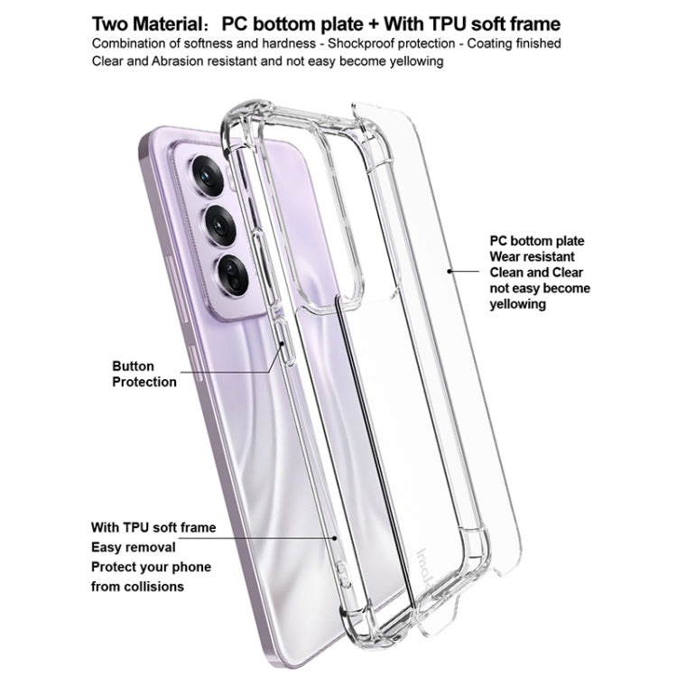 For OPPO Reno12 Pro Global IMAK Space Shield PC + TPU Airbag Shockproof Phone Case(Transparent) - Reno12 Pro Cases by imak | Online Shopping UK | buy2fix