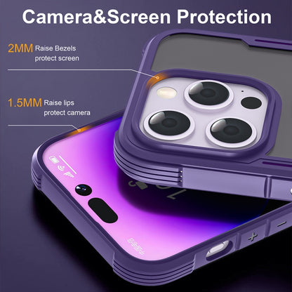 For iPhone 16 Skin Feel Frosted MagSafe Magnetic PC Hybrid TPU Phone Case(Purple) - iPhone 16 Cases by buy2fix | Online Shopping UK | buy2fix