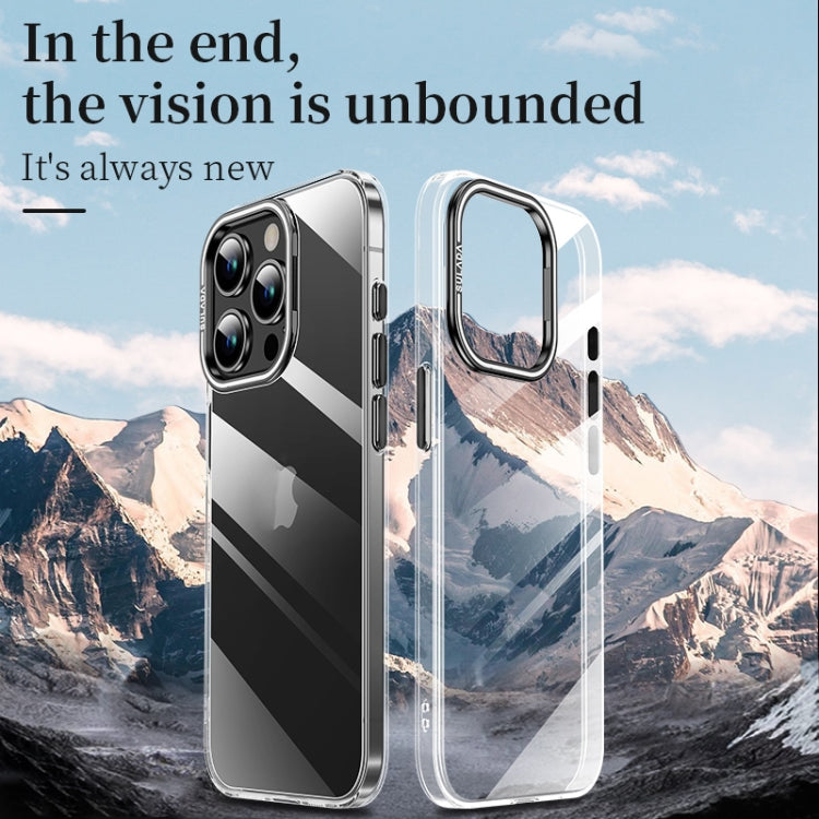 For iPhone 16 Pro SULADA PC + Aluminum Alloy Lens Holder Phone Case(Black) - iPhone 16 Pro Cases by SULADA | Online Shopping UK | buy2fix