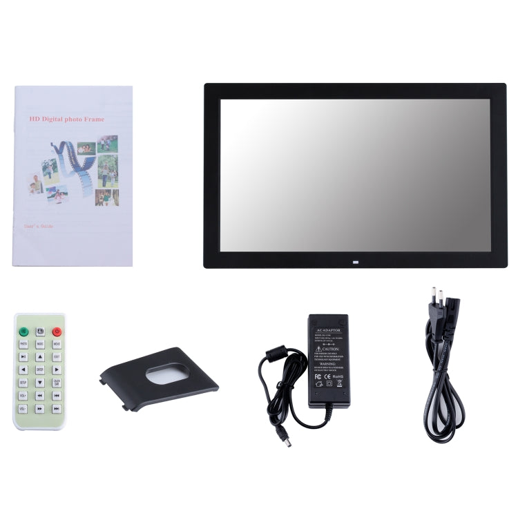 18.5 inch IPS Screen Digital Photo Frame, Plug Type:EU Plug(Black) - 15 inch Above by buy2fix | Online Shopping UK | buy2fix