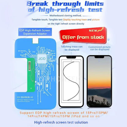 JCID EDP High-Refresh Screen Expansion Adaptor For iPhone/iPad - Test Tools by JC | Online Shopping UK | buy2fix